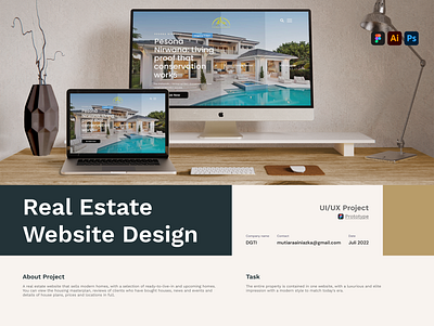 DNR Real Estate Website design figma house housing interface property real estate ui uiux ux web design website