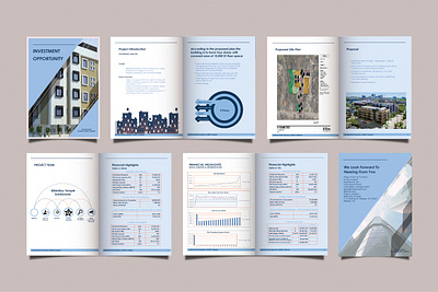 Dixton Real Estate Corporate Booklet graphic design