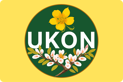 Ukon Sakura Flower Illustration agency branding concept design graphic design icon illustration vector