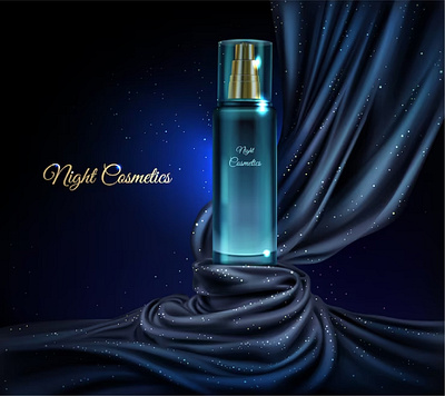 Night Cosmetics branding graphic design