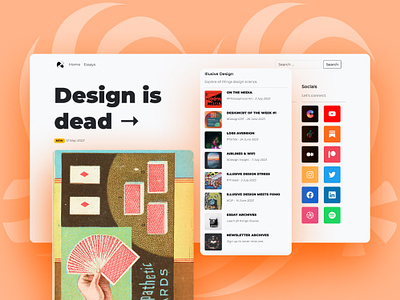 Circlo Blog Redesign design illusive design minimal redesign