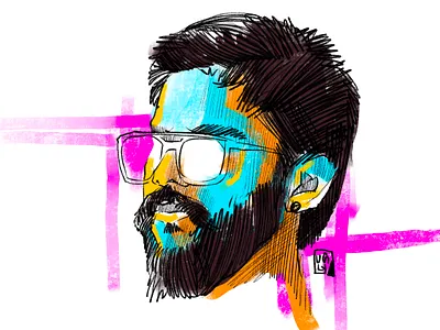 Self attitude attitudeillustration design illustration illustrationart indian logo procreate procreateart