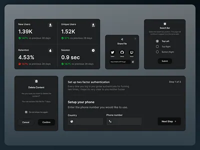 Dialogue Box | Dark Mode animation box branding darkmode design dialog graphic design illustration logo typography ui ux vector