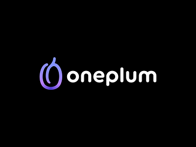 One Plum Logo Design - Plum, O letter, Monogram blockchain crypto data analytics design designer ecommerce fruit gradient icon lineart logo logodesign modern nature organic plum purple simple software symbol tech technology