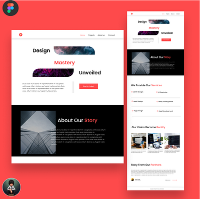 Design.io Landing Page ui frontenddeveloper graphic design ux web design