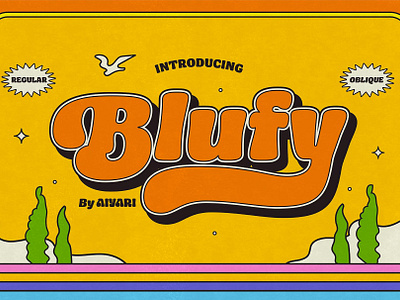 Blufy Font Family