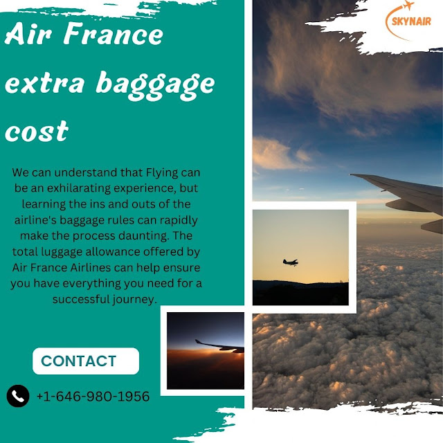 Air France Extra Baggage Price Everything You Need to Know by