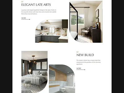 WEBSITE OF THE DESIGN STUDIO ART THERAPY aesthetic design figma interior design interior studio minimalism site ui