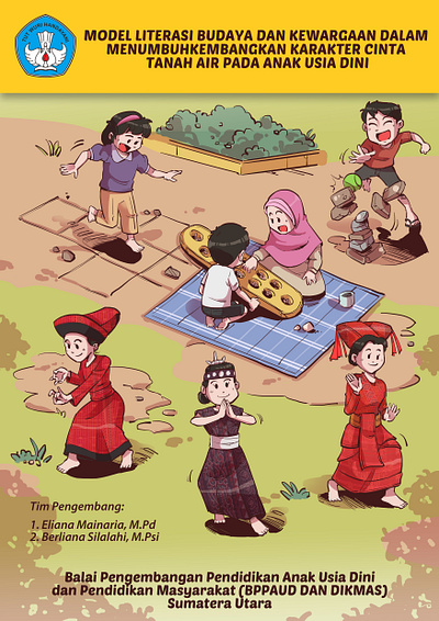 Book Cover - Traditional Child Play Illustration artwork comic commission design digital illustration visual