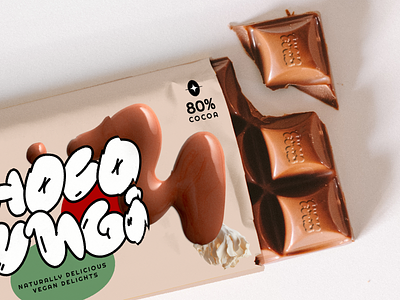 ChocoFungi Chocolate Bar bar branding chocolate chocolatebar cocoa design geometry illustration logo minimal packaging shape sweets typography
