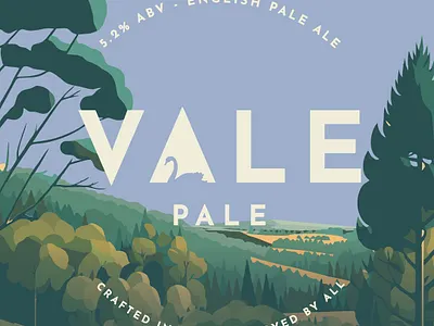 Vale Brewery // Lens design ale beer beer design brand branding brewery brewery branding cask design illustration lens design