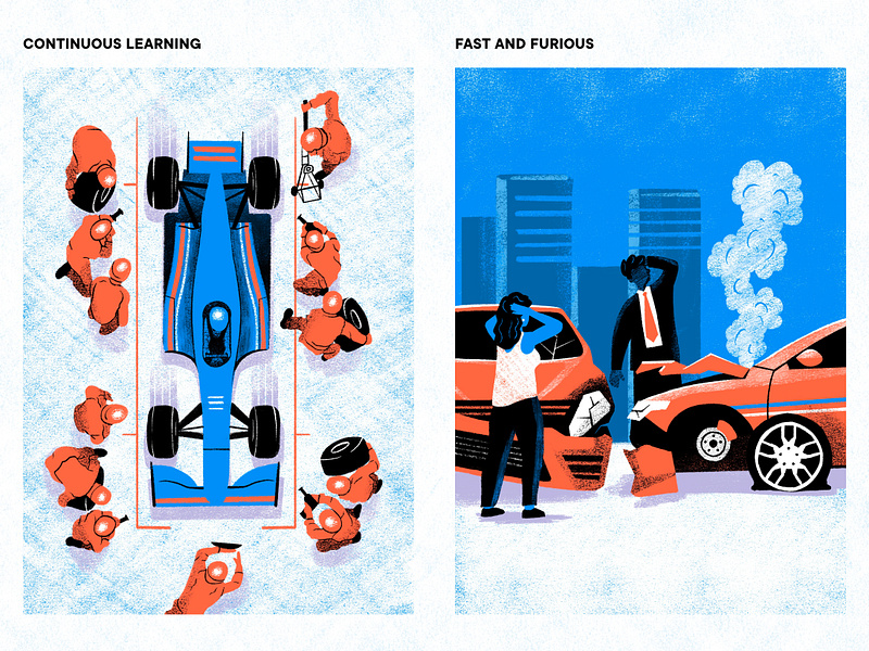 Flow 20 Patterns Illustrations (2/4) car charcoal crash drawing f1 formula 1 grain illustration paint painting pencil procreate sketch sketches