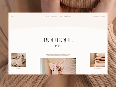 Boutique: Explorations appaarel apparel shop balance clothes ecommerce light minimal online shop online store symmetric layout symmetry warm web website