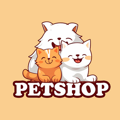 pet shop branding logo