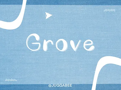 Grove font font fonts letters