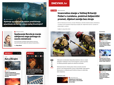 Redesign of a leading news site design media news portal resdesign ui ux webdesign