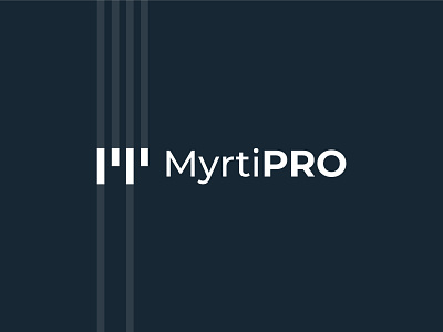 Introducing MyrtiPRO: A Minimalistic Masterpiece of Simplicity a branding graphic design graphicdesign illustration logo minimal