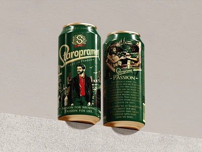 Staropramen Limited Edition 2022 beer beverage branding cpg design digital art graphic design illu illustration packaging packaging design