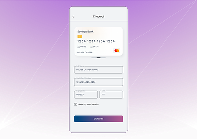 Credit Card Checkout Screen checkout screen credit card dailyui design figma mobile app payment