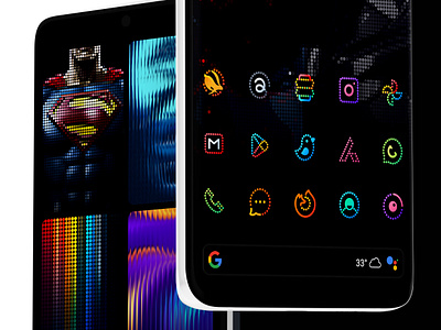 Nothing Iconpack : Inspire by Nothing Brand android themes creative design graphics designs iconpack iconpacks icons justnewdesigns nothing nothing phone 2 themes ui