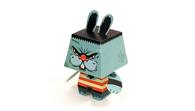 Paper Beast adobe adobeillustrator characterdesign illustration illustrator papertoy toy vector