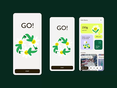 Recycling Assistant | App UX animation app app design camomile design eco eco friendly graphic design illustration interface marketplace mascot mobile mobile app prototyping recycle ui uiux ux visual identity