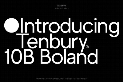 10B Boland: Timeless Geometric Sans geometric font