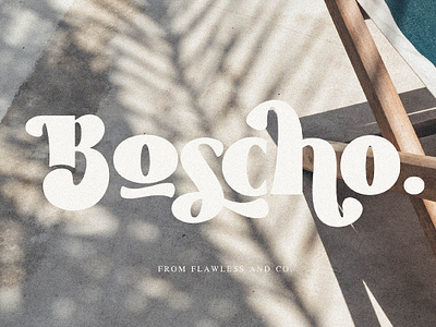 Boscho Font calligraphy display display font font font family fonts hand lettering handlettering lettering logo sans serif sans serif font sans serif typeface script serif serif font type typedesign typeface typography