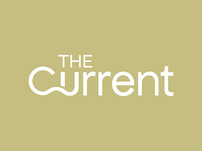 The Current Logo Concept basic church current flow flowy indy logo minimal ocean simple the current type typography water waves word word mark wordmark worship team
