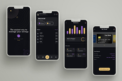 Banking App UI Design colors design grid system typography ui ux