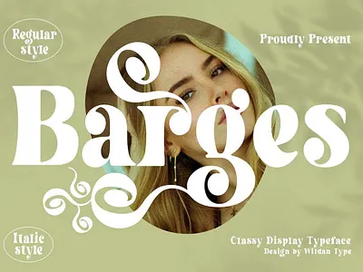 Barges Font calligraphy display display font font font family fonts hand lettering handlettering lettering logo sans serif sans serif font sans serif typeface script serif serif font type typedesign typography