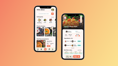 WONDERCOOK-cooking app app design ui ux
