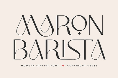 Maron Barista Font calligraphy display display font font font family fonts hand lettering handlettering lettering logo sans serif sans serif font sans serif typeface script serif serif font type typedesign typeface typography