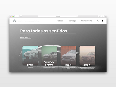 Mercedes - Website adobe car design graphic design ui ux web design