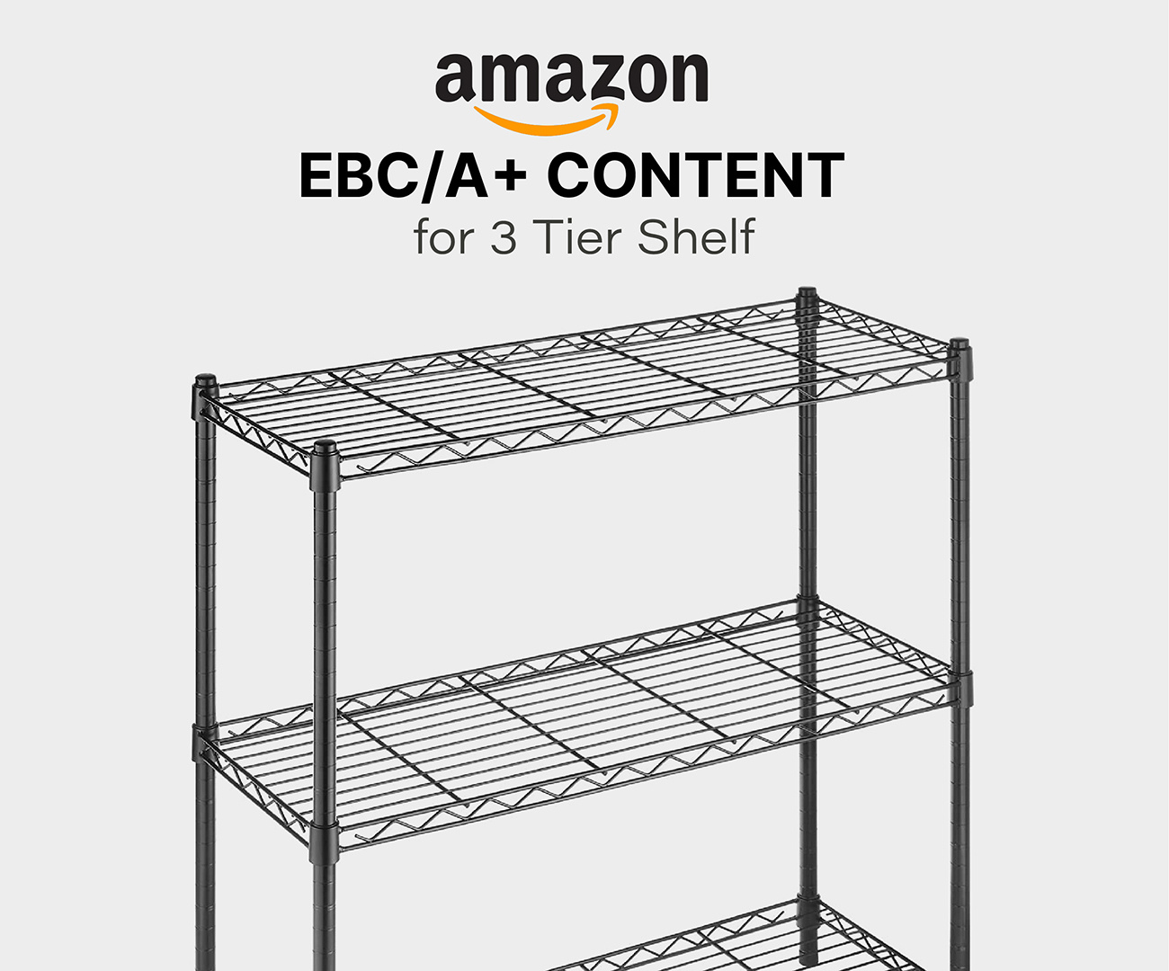 Amazon EBC/A+ Content for 3 Tire Self a a content amazon amazon a amazon a design amazon ebc brand brand identity branding design designing ebc enhanced brand content graphic design illustration marketplace visual identity