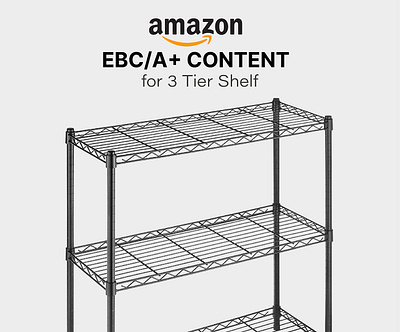 Amazon EBC/A+ Content for 3 Tire Self a a content amazon amazon a amazon a design amazon ebc brand brand identity branding design designing ebc enhanced brand content graphic design illustration marketplace visual identity