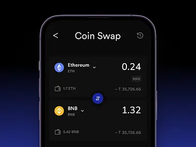 Swap App coin swap coinswap crypto currency swap defi fintech swap web3