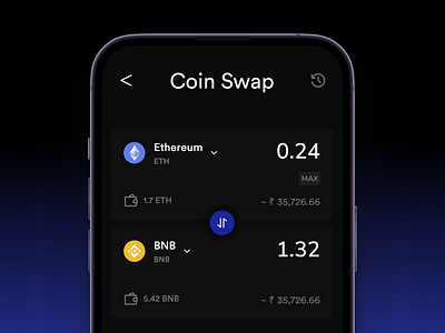 Swap App coin swap coinswap crypto currency swap defi fintech swap web3