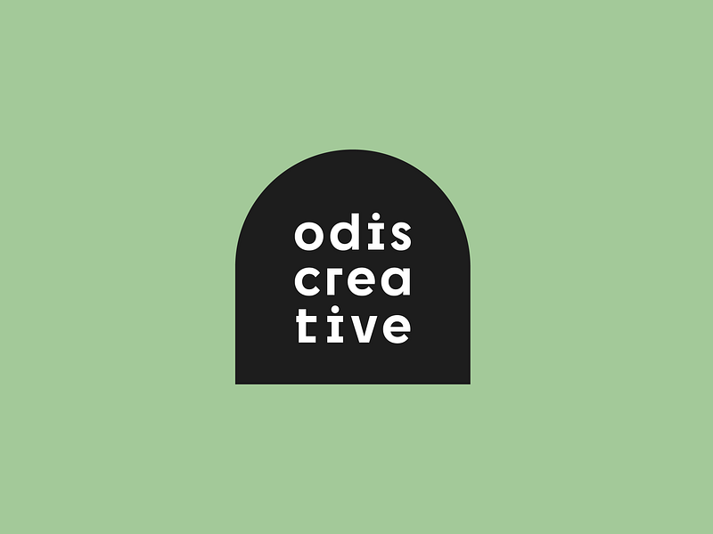 ODIS Creative Logo Animation 3 after effects animation bold branding floating graphic design green growing identity illustration logo logo animation mint motion graphics plastic rubber sage sinking stretch typography