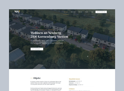 MDG7 Website design design figma property selling real estate real estate website ui website