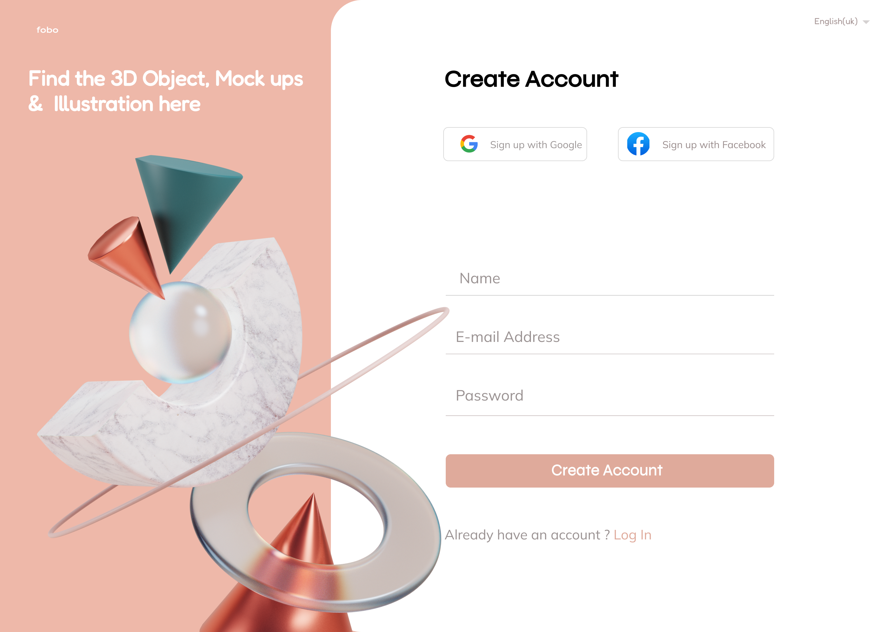 Sign Up Page💖 design figma sign up ui uiux