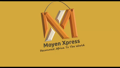 Introducing Moyen Xpress: Your Shortcut to Effortless Efficiency 3d animated logo branding graphic design logo
