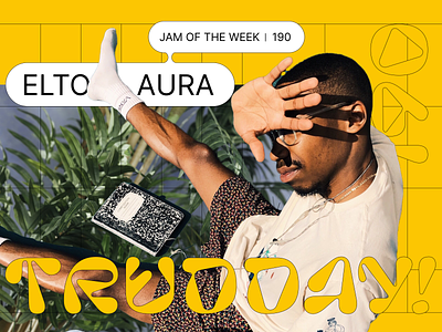 Jam of the Week | 190 album art art direction branding collage design elton aura graphic design illustration jam of the week 190 music rogue studio typography