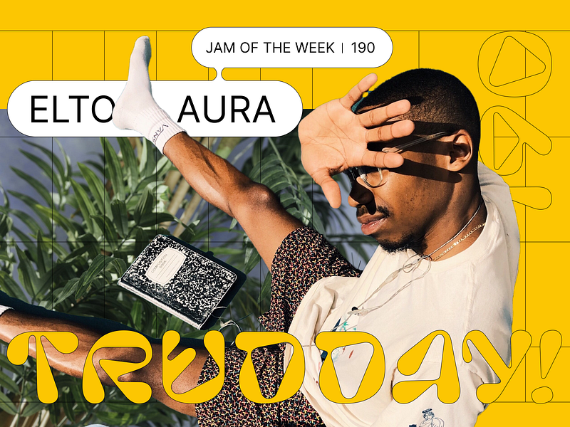 Jam of the Week | 190 album art art direction branding collage design elton aura graphic design illustration jam of the week 190 music rogue studio typography