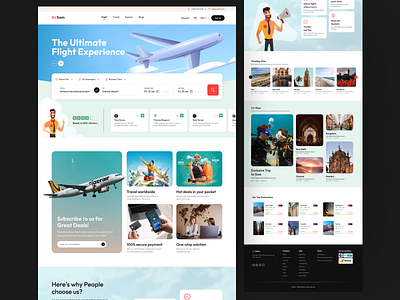 Travel Experience branding design designer illustration logo ui ui ux uidesign uiux webdesign