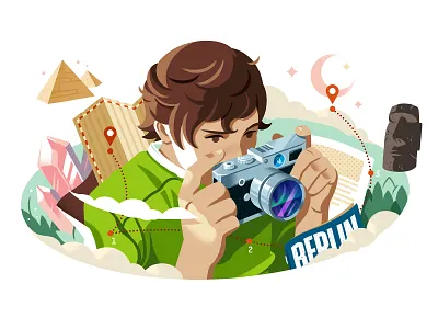 How to Become a Travel Writer character design illustration journey photo reedsy travel writing