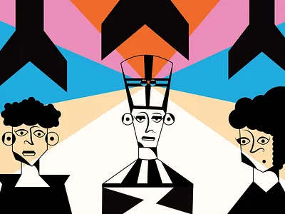 The Mermaids of Alexandria - Illustrations alexandria barracuda egypt explorations fish illustration illustrations italian futurism magnolia magnolia flower mermaids nile