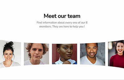 Team Carousel design motion graphics ui