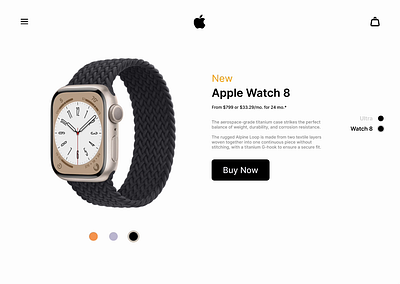 Apple Watch Showcase design motion graphics ui