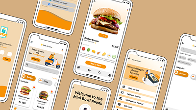 Food Order App UI ( Figma ) burger app clone design figma food order app order app uber ui ui design